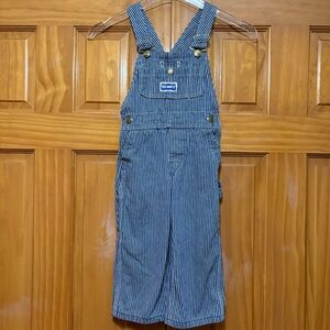 SMITH Vintage Blue and White Striped Overalls